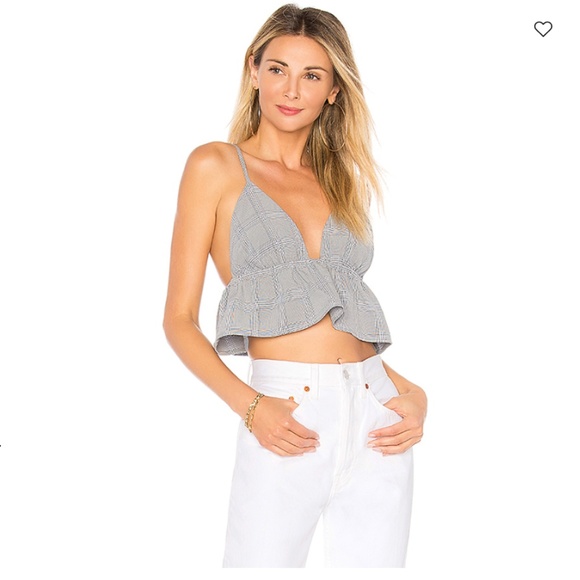 Paula Plaid Peplum Top - Picture 3 of 3